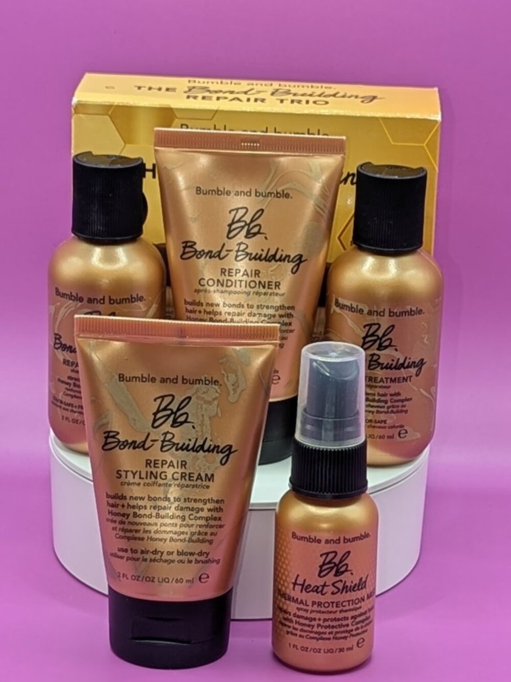 Bumble & Bumble Bond Building Repair 5pc Travel Size Set GC